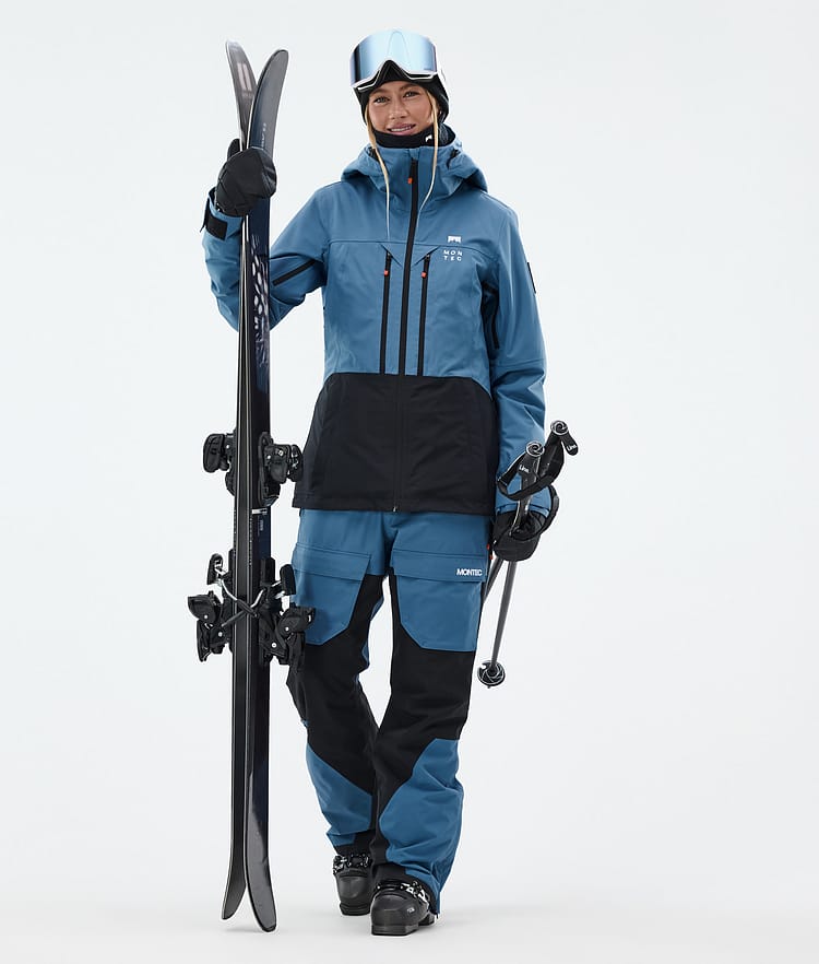 Moss W Ski Jacket Women Blue Steel/Black, Image 3 of 10