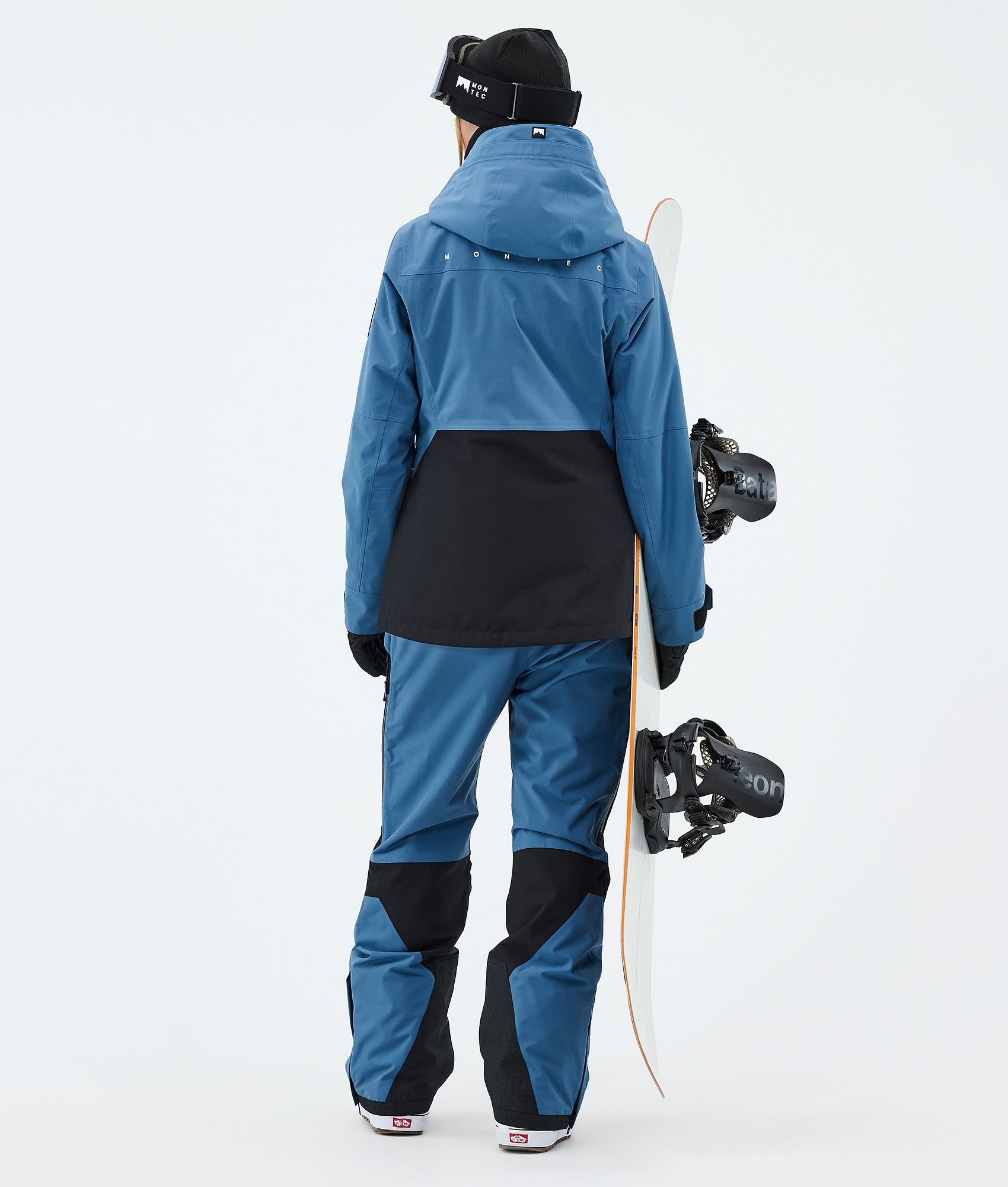 Montec Moss W Snowboard Jacket Women Blue Steel/Black | Montecwear.com