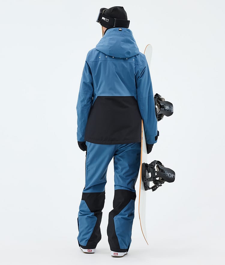 Moss W Chaqueta Snowboard Mujer Blue Steel/Black, Image 3 of 9