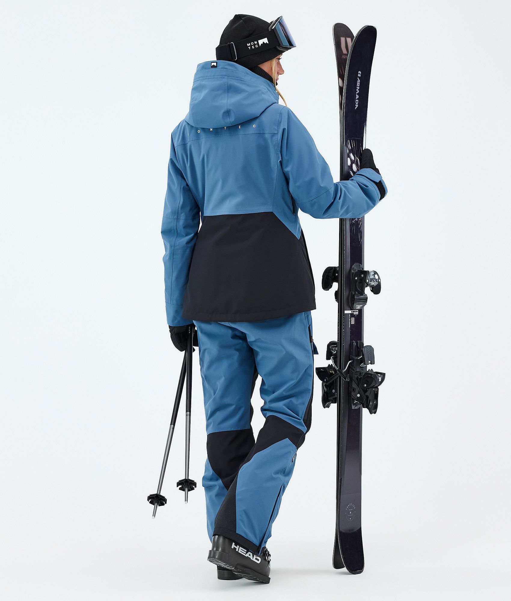 Montec Moss W Ski Jacket Women Blue Steel/Black | Montecwear.com