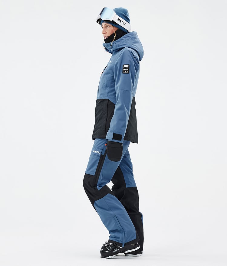 Moss W Ski Jacket Women Blue Steel/Black