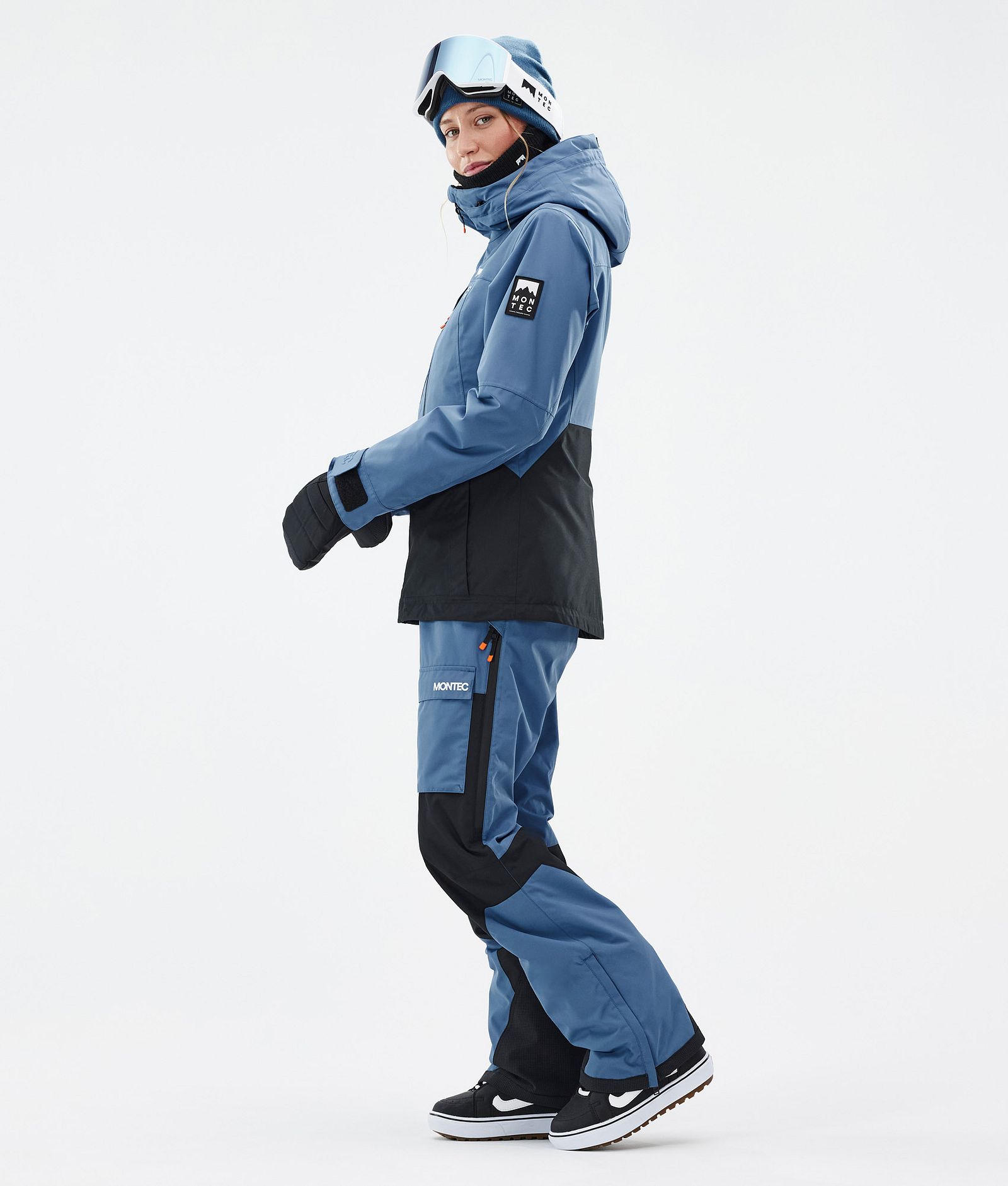 Moss W Veste Snowboard Femme Blue Steel/Black, Image 4 sur 10