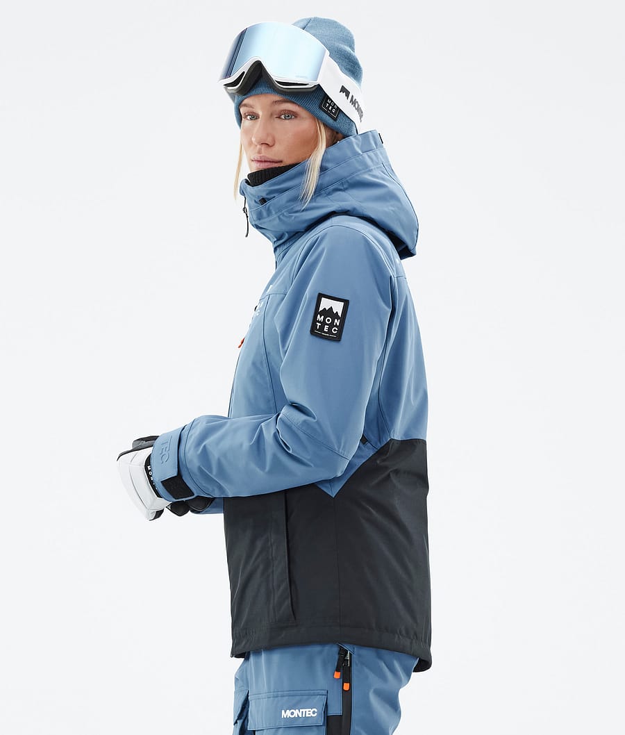 Moss W Ski Jacket Women Blue Steel/Black