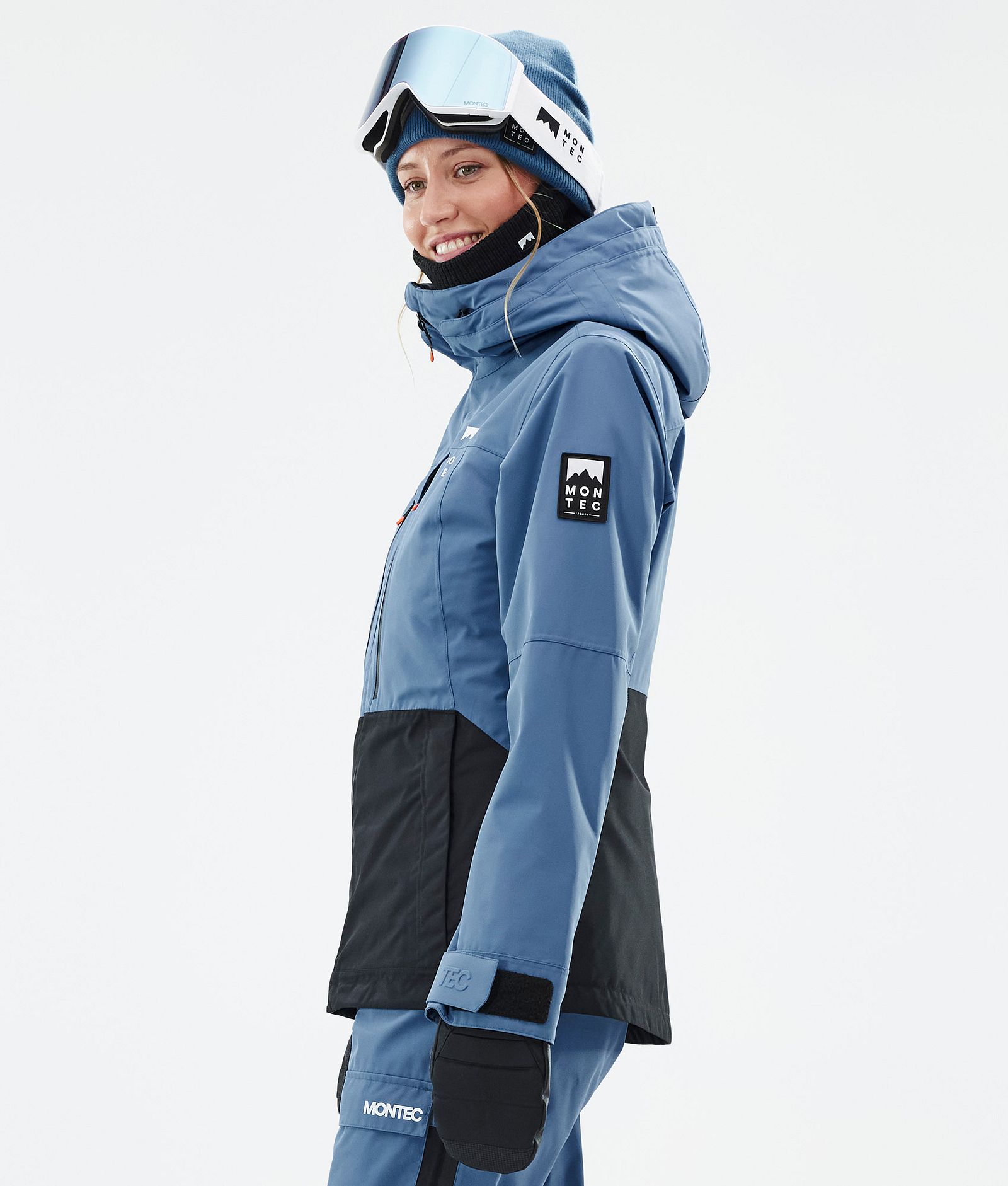 Moss W Snowboard Jacket Women Blue Steel/Black