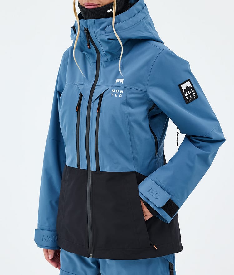 Moss W Ski Jacket Women Blue Steel/Black, Image 7 of 9