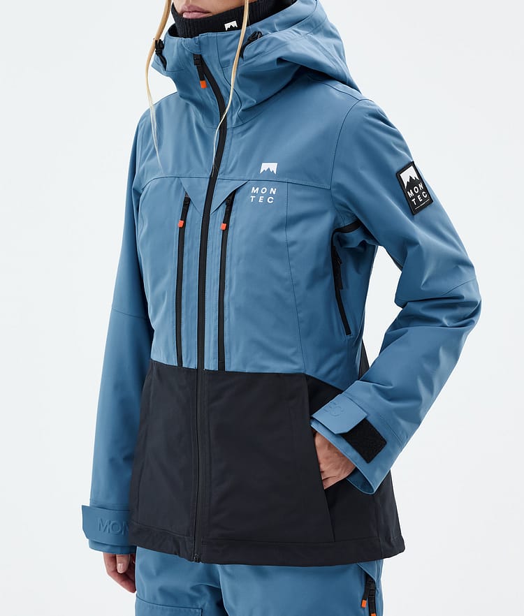Moss W Ski Jacket Women Blue Steel/Black, Image 8 of 10