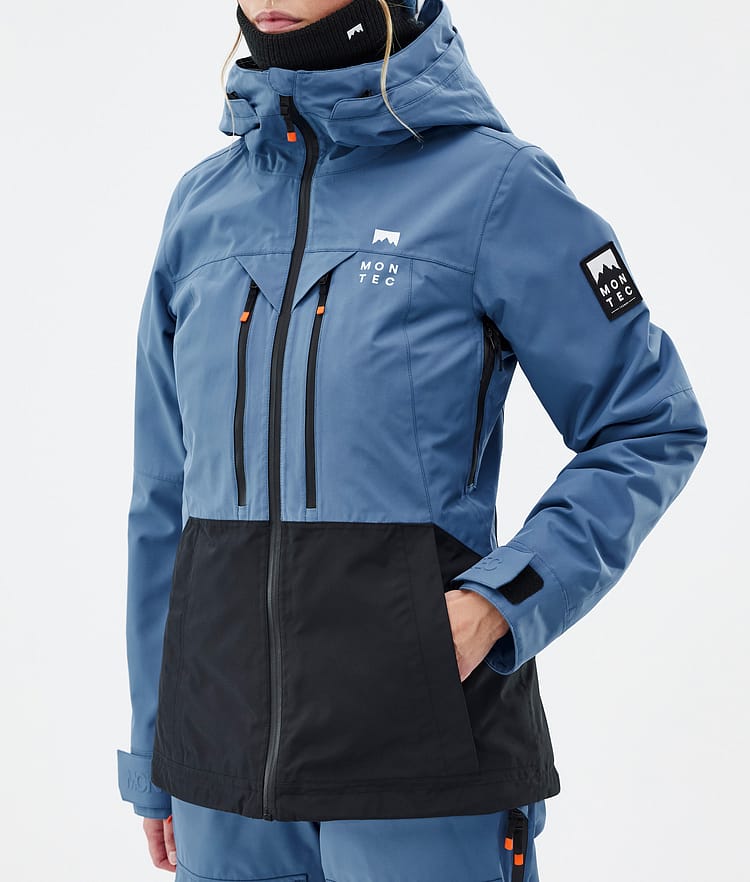 Moss W Ski Jacket Women Blue Steel/Black