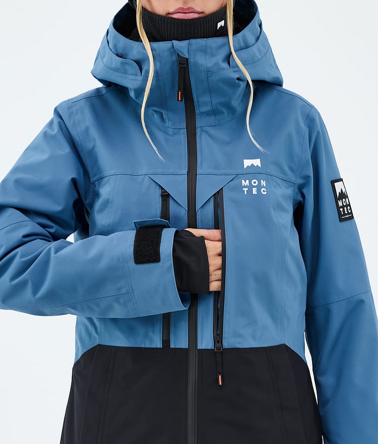 Moss W Ski Jacket Women Blue Steel/Black, Image 8 of 9