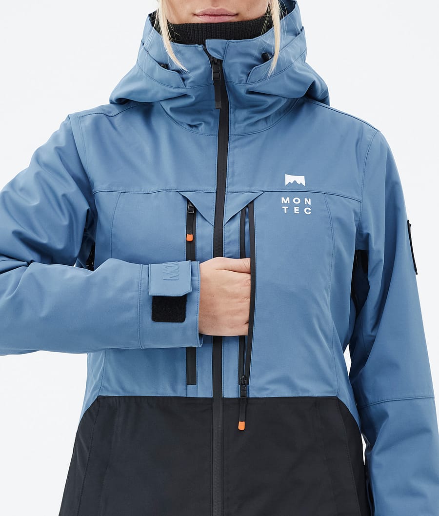 Moss W Ski Jacket Women Blue Steel/Black