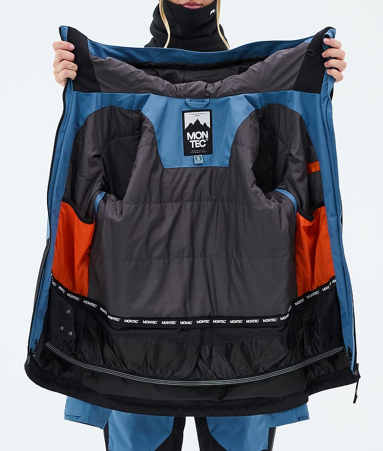 Moss W Chaqueta Snowboard Mujer Blue Steel/Black, Image 9 of 9