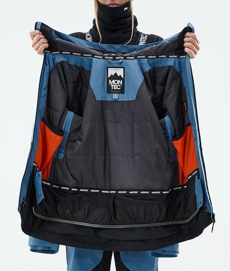 Moss W Ski Jacket Women Blue Steel/Black, Image 10 of 10