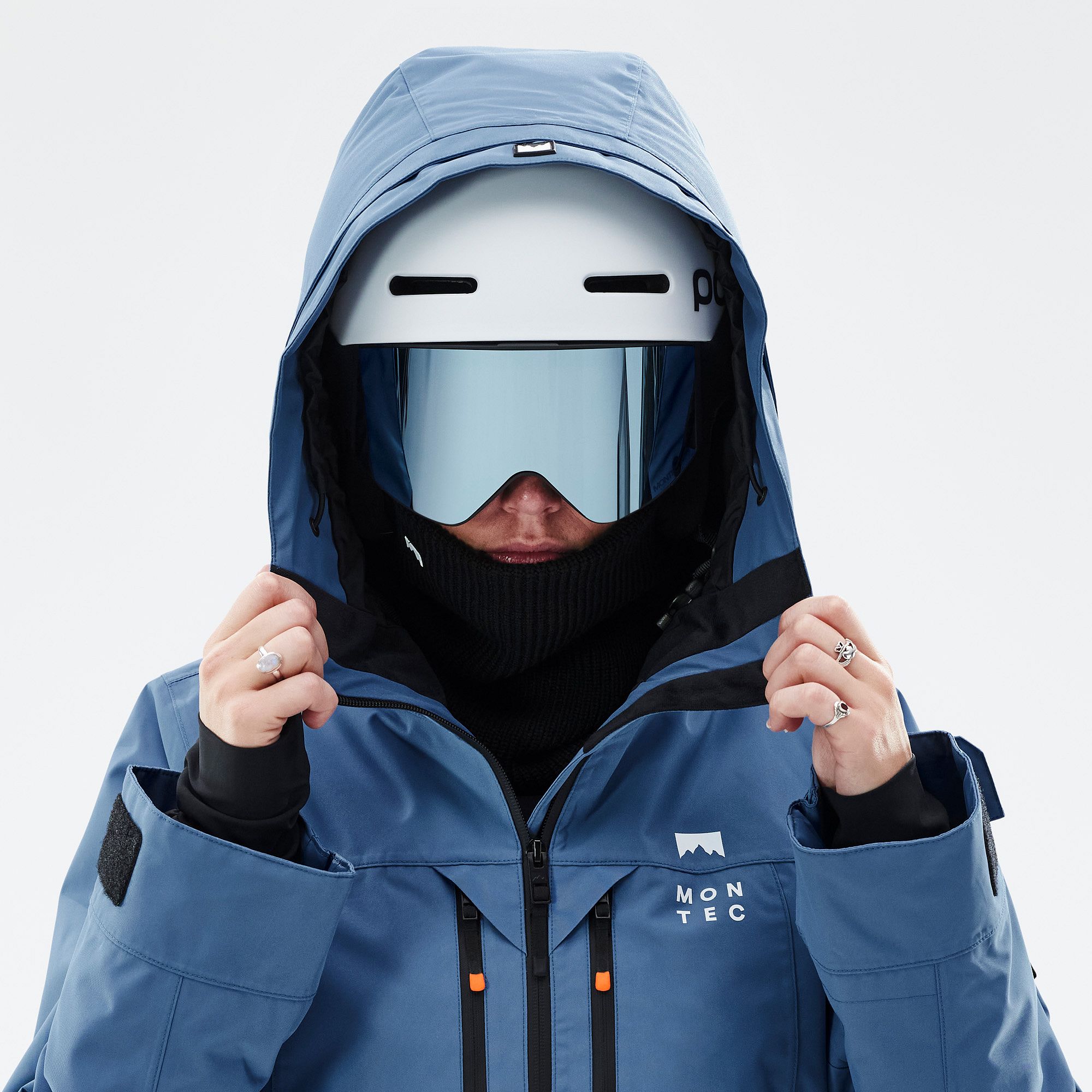 Montec Moss W Snowboard Jacket Women Blue Steel/Black