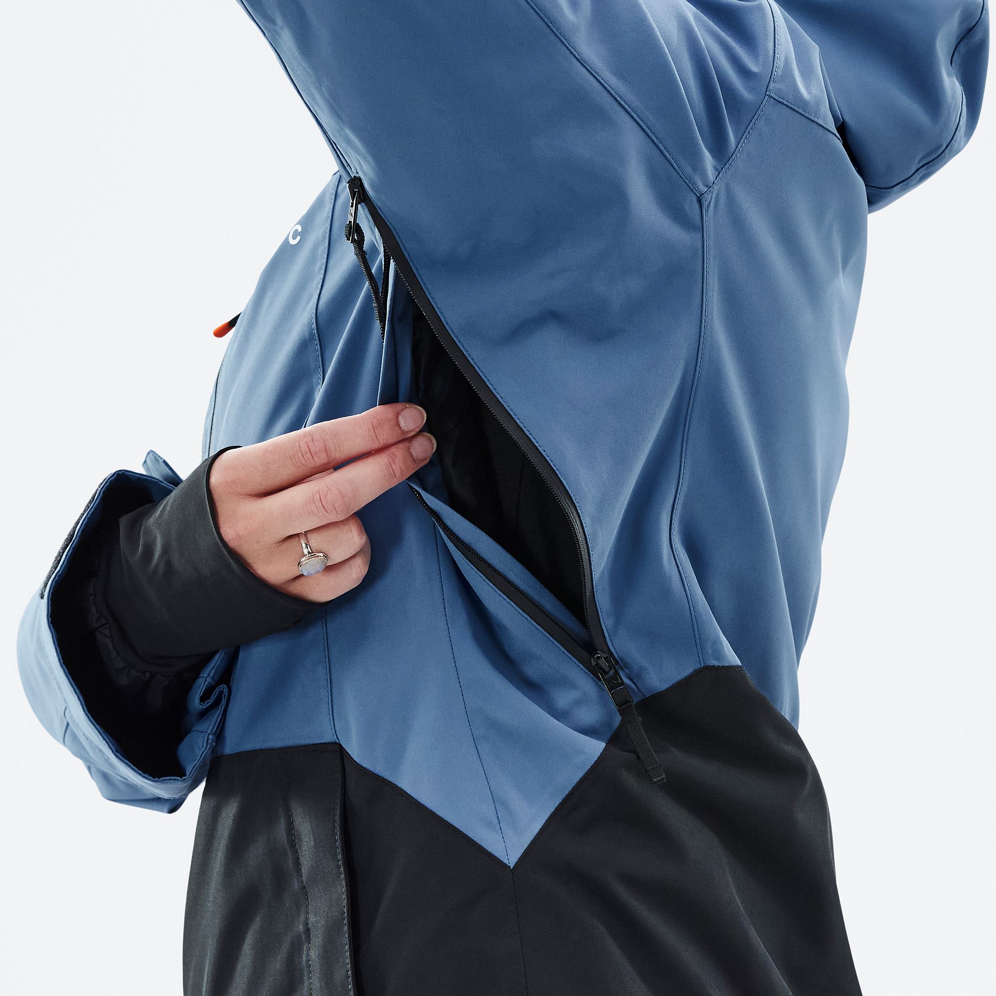 Montec Moss W Ski Jacket Women Blue Steel/Black | Montecwear.com