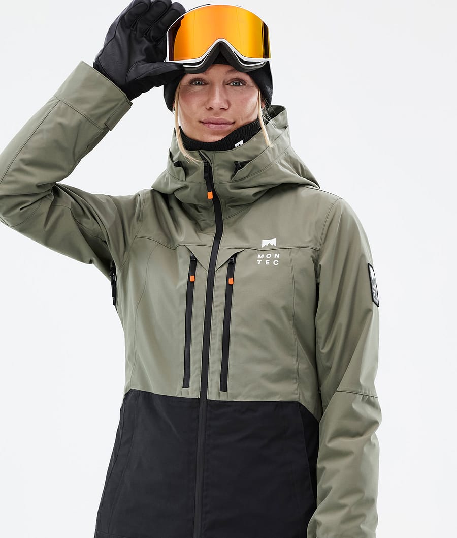 Moss W Ski Jacket Women Greenish/Black