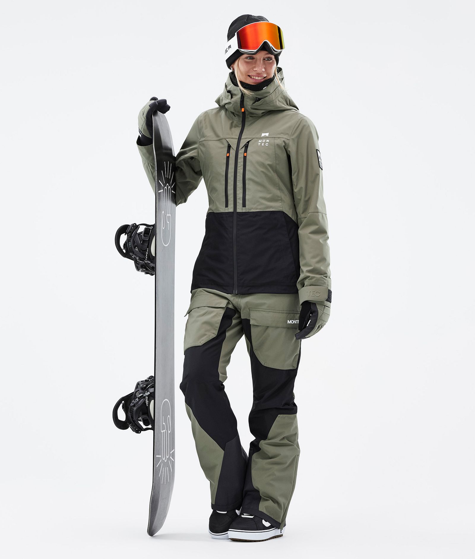 Moss W Snowboard Jacket Women Greenish/Black