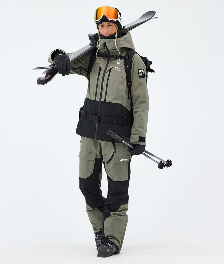 Moss W Ski jas Dames Greenish/Black, Image 2 of 9