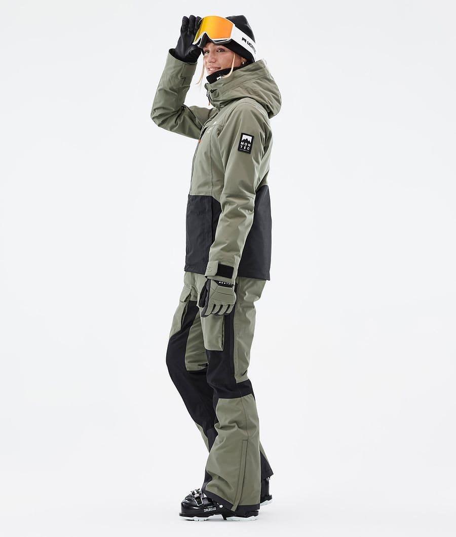 Moss W Ski Jacket Women Greenish/Black