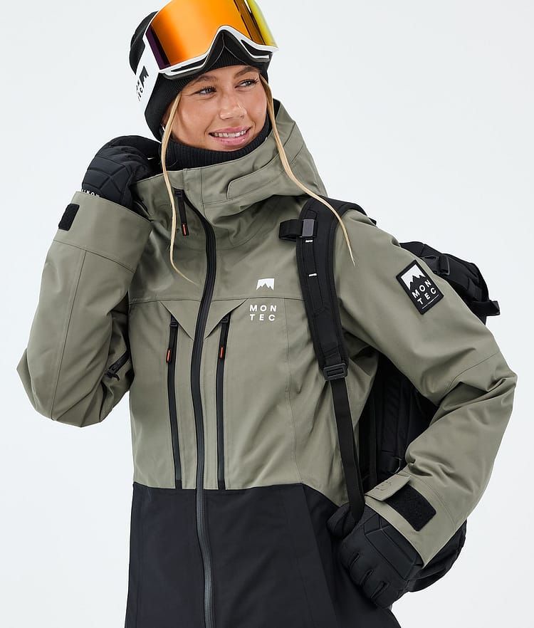 Moss W Bunda na Snowboard Dámské Greenish/Black Renewed, Image 4 of 9