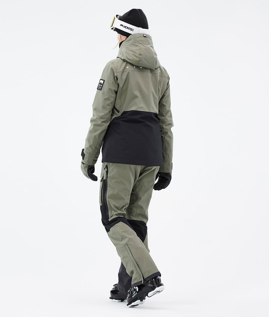 Moss W Ski Jacket Women Greenish/Black