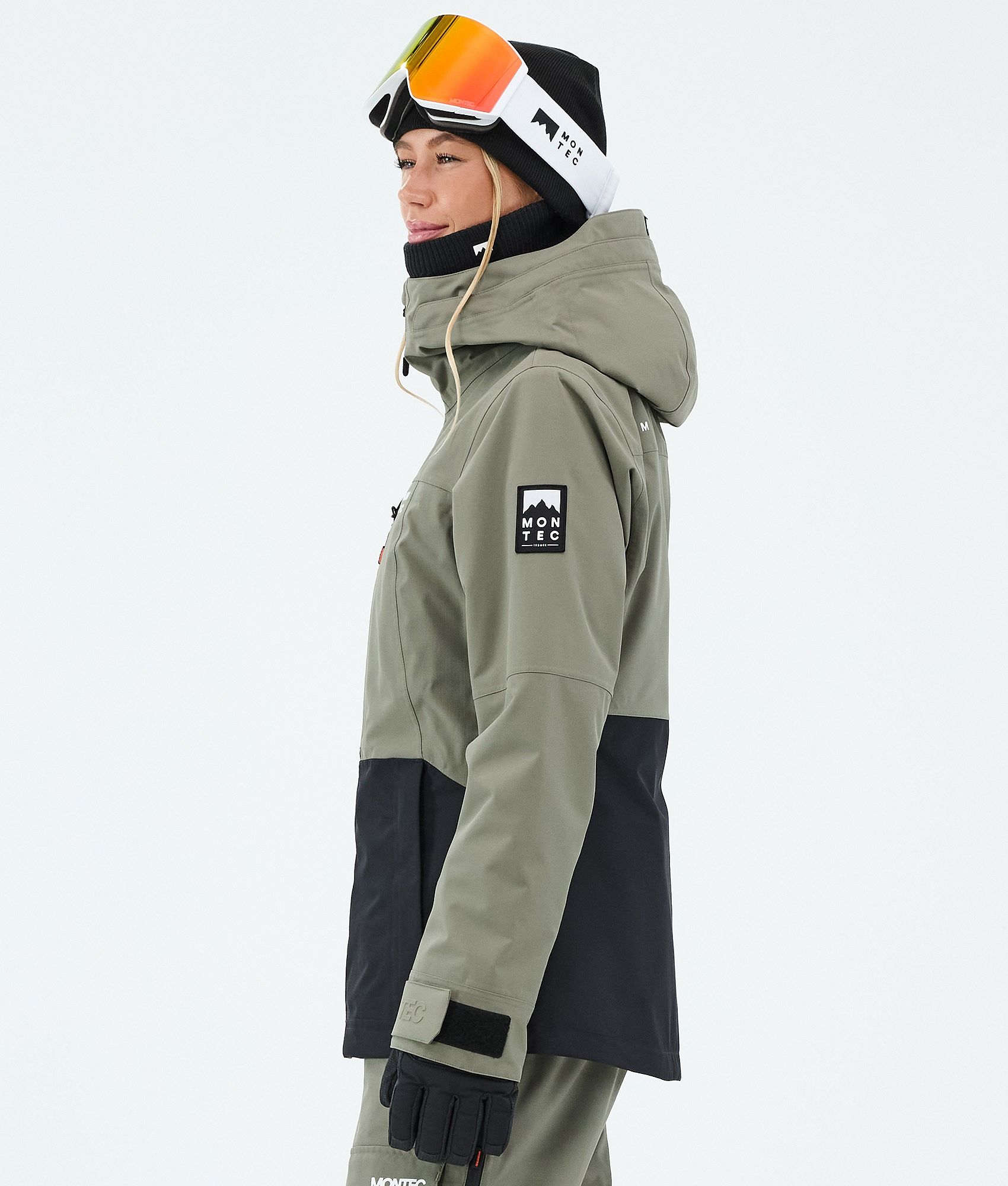 Montec Moss W Snowboard Jacket Women Greenish/Black | Montecwear.com