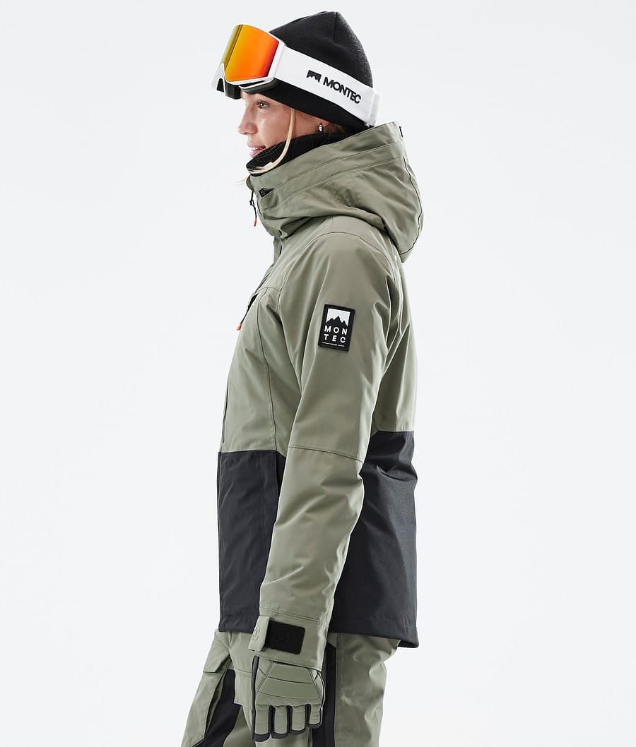 Moss W Ski Jacket Women Greenish/Black