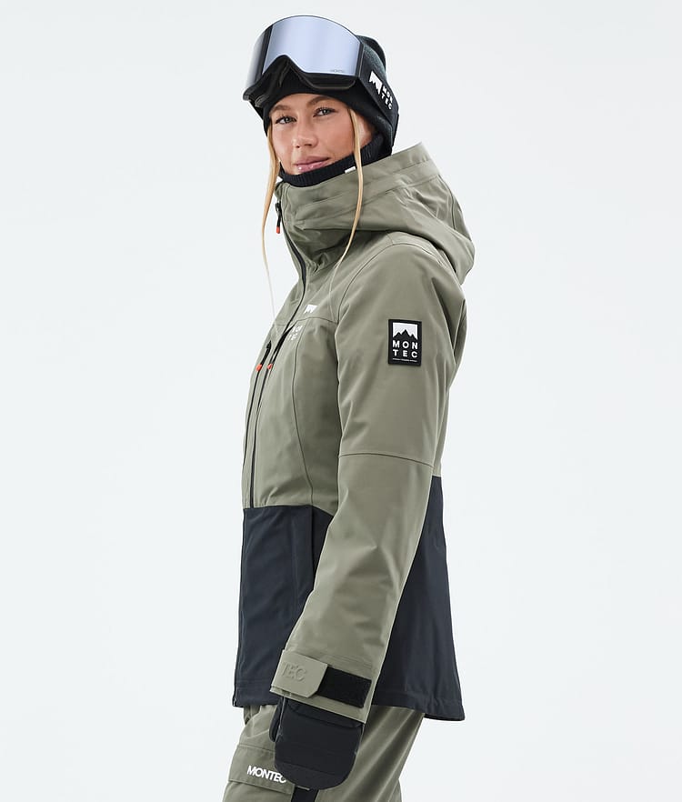Moss W Skijacke Damen Greenish/Black, Bild 6 von 10