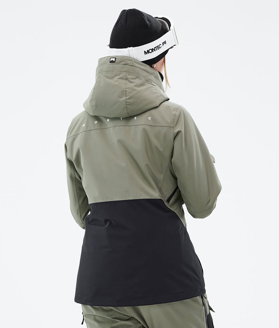 Moss W Ski Jacket Women Greenish/Black