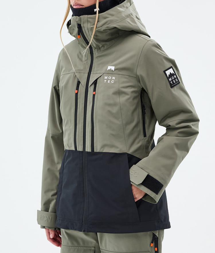 Moss W Skijacke Damen Greenish/Black, Bild 8 von 10