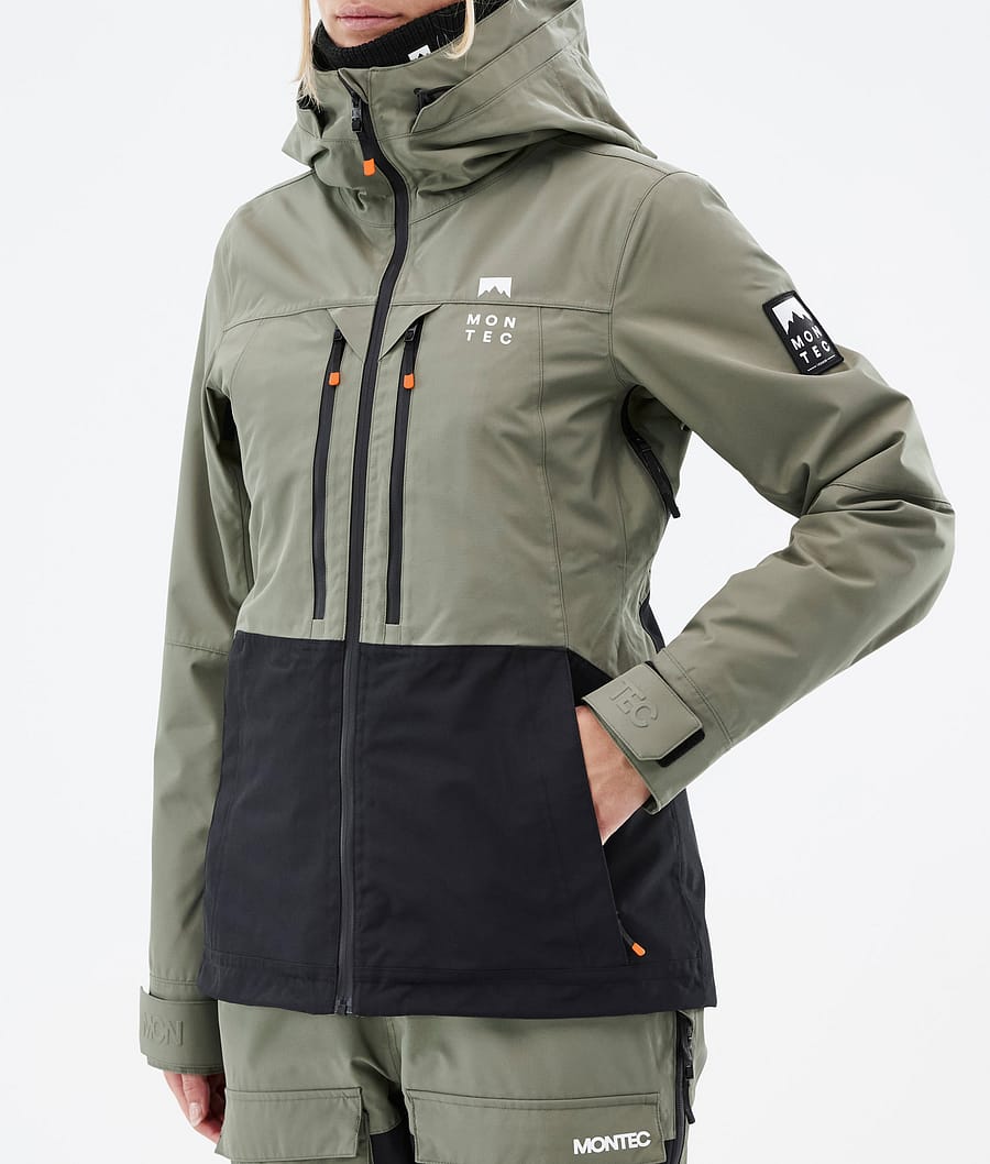 Moss W Ski Jacket Women Greenish/Black