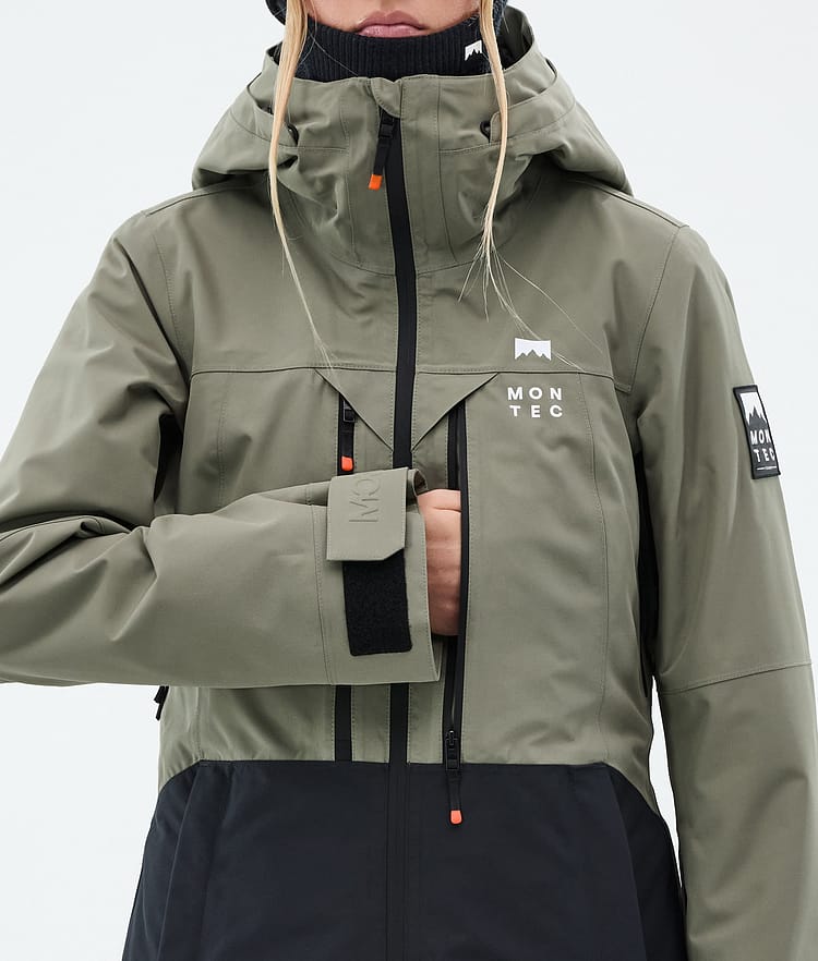 Moss W Skijacke Damen Greenish/Black, Bild 9 von 10