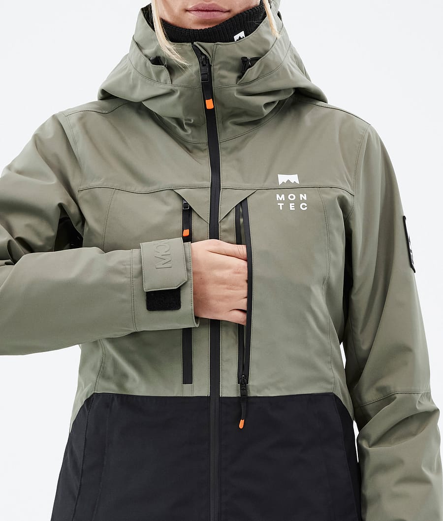 Moss W Ski Jacket Women Greenish/Black