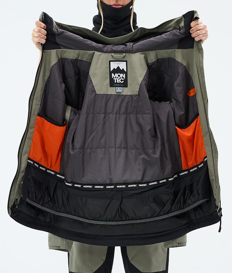 Moss W Ski jas Dames Greenish/Black, Image 9 of 9