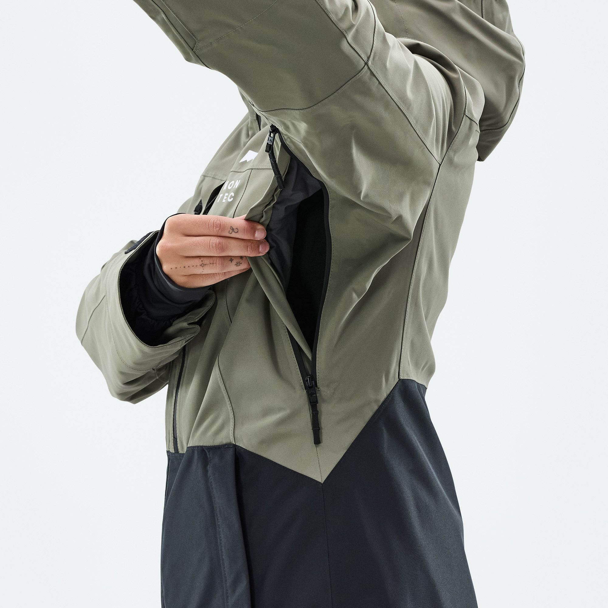 Montec Moss W Ski Jacket Women Greenish/Black | Montecwear.com