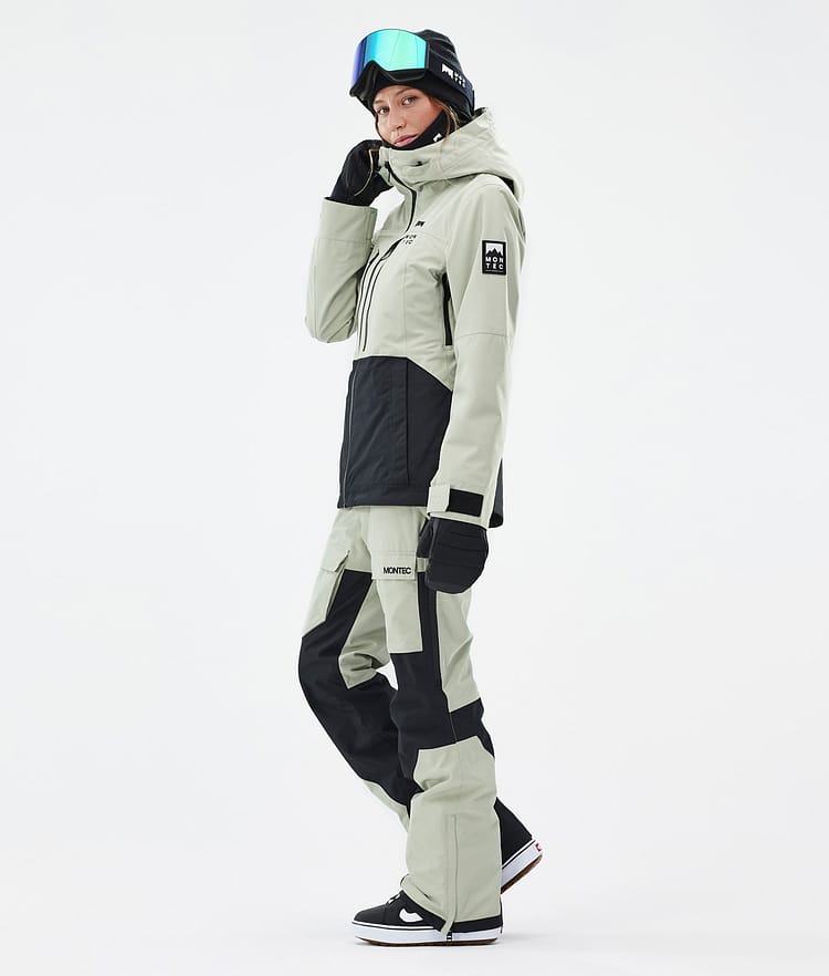 Montec Moss W Snowboard Jacket Women Soft Green/Black | Montecwear.com