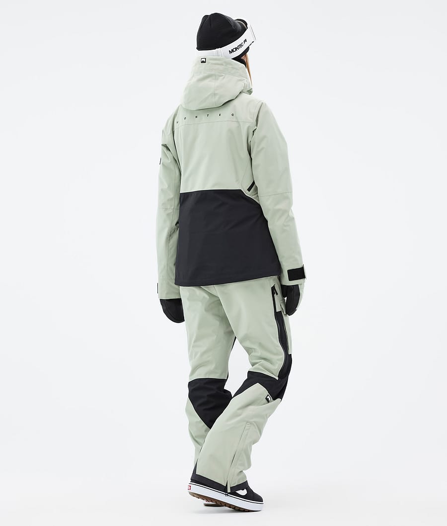 Moss W Snowboard Jacket Women Soft Green/Black