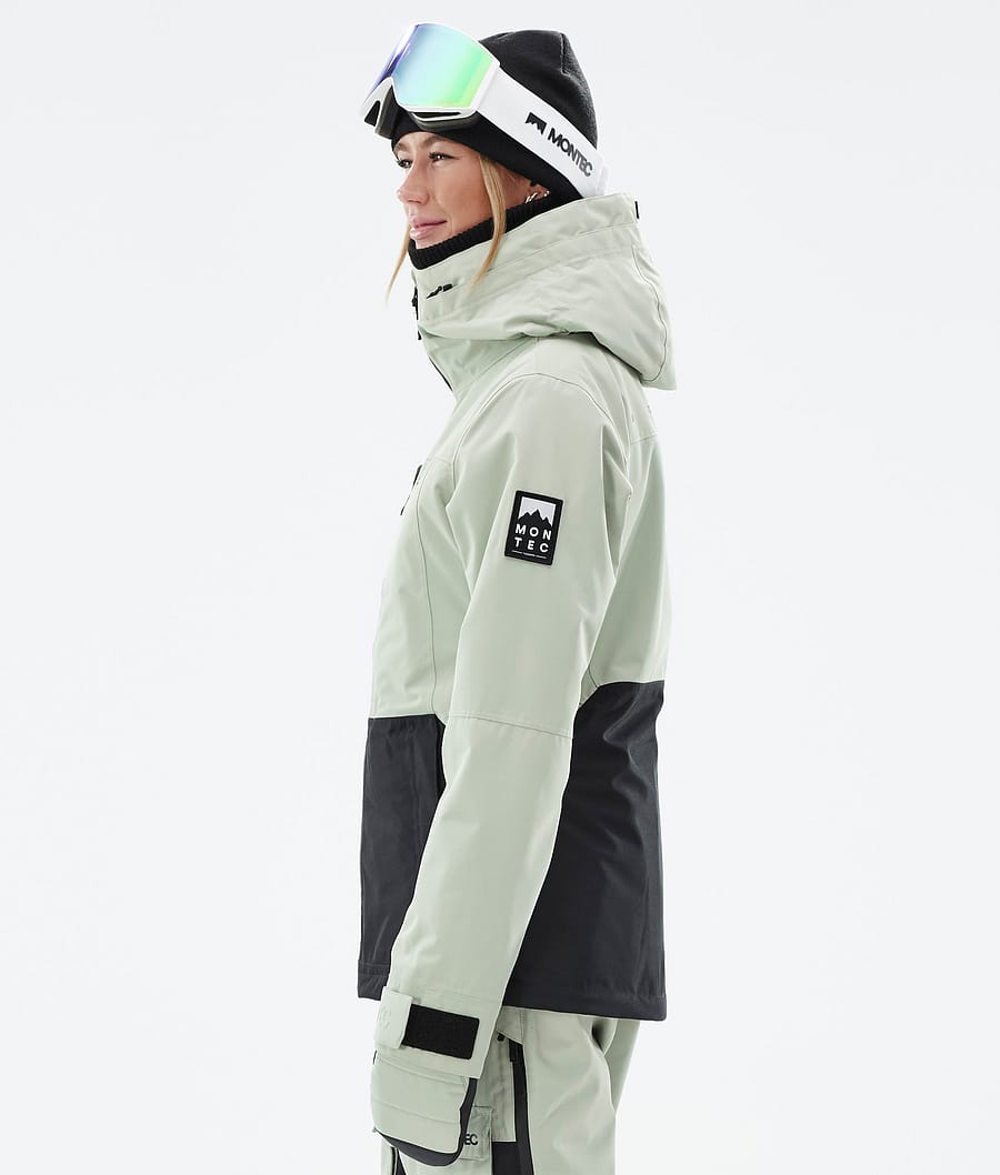 Moss W Snowboard Jacket Women Soft Green/Black