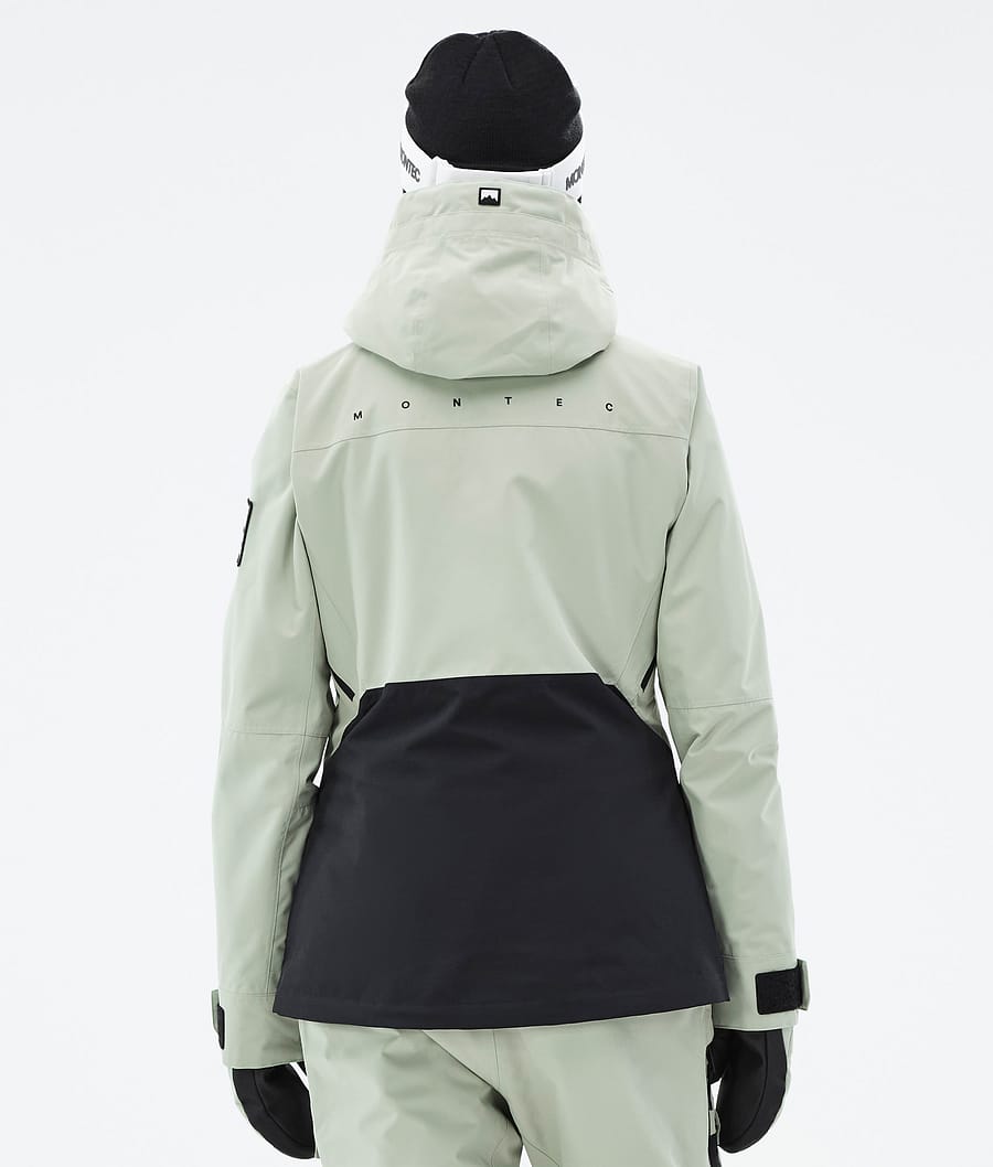 Moss W Snowboard Jacket Women Soft Green/Black