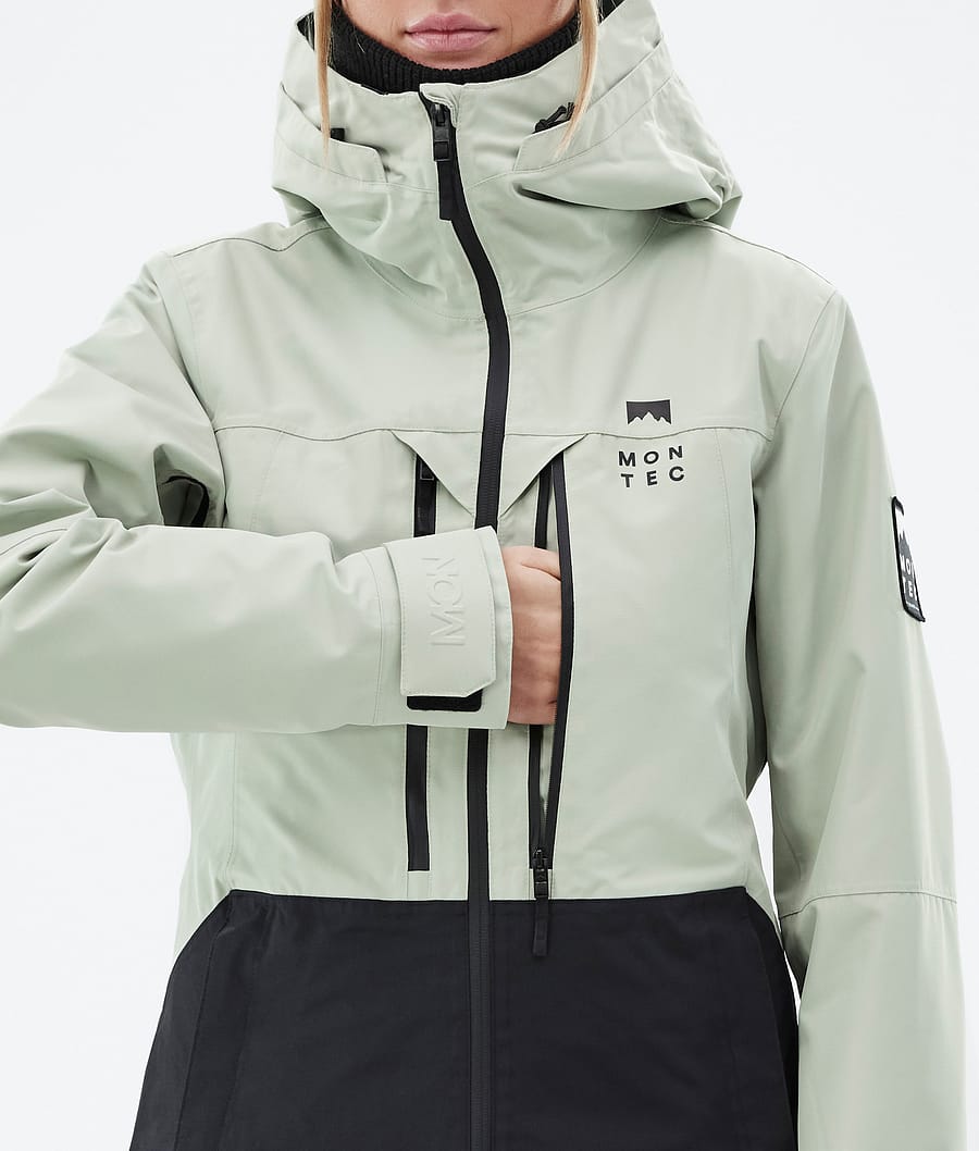 Moss W Snowboard Jacket Women Soft Green/Black