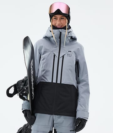 Moss W Chaqueta Snowboard Mujer Soft Blue/Black