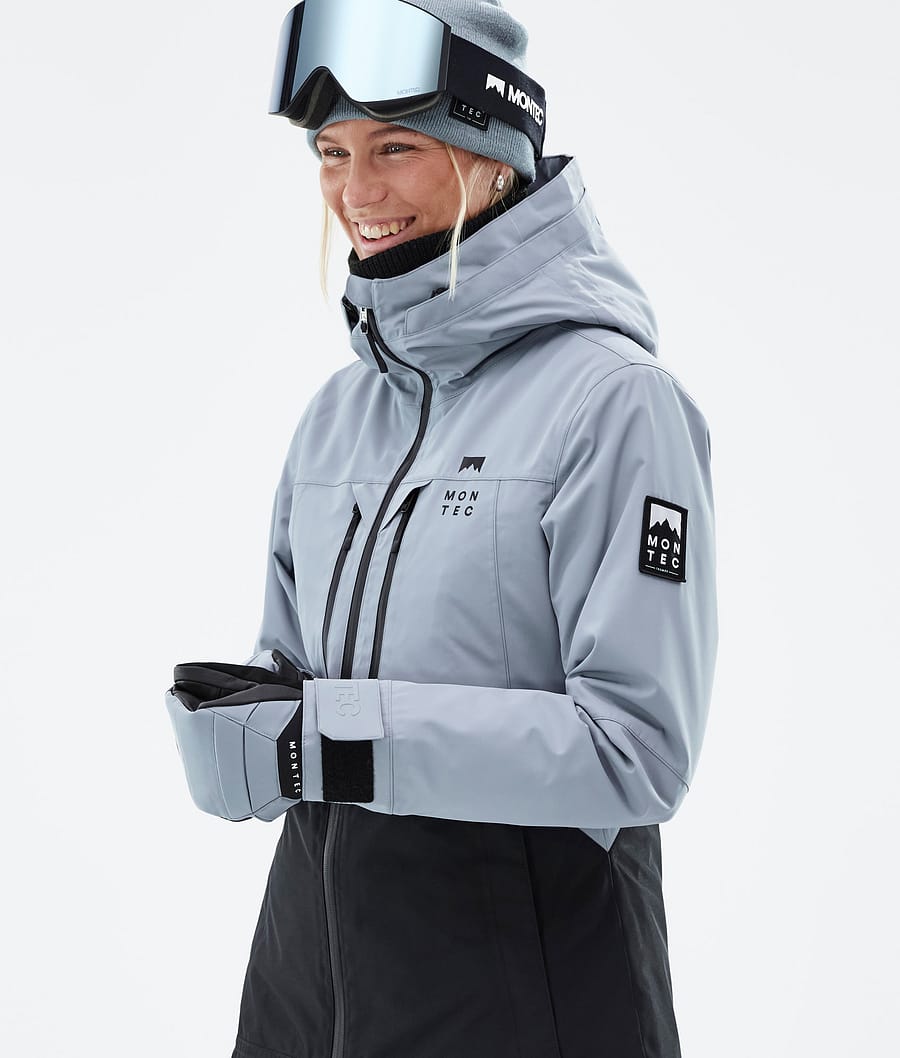 Moss W Ski Jacket Women Soft Blue/Black