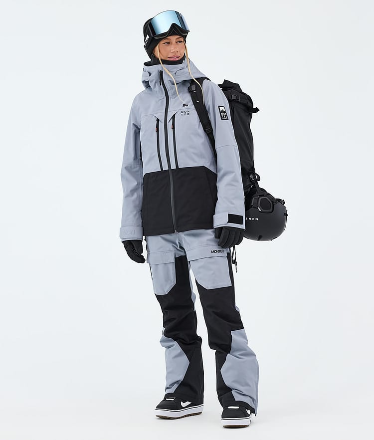 Moss W Veste Snowboard Femme Soft Blue/Black Renewed, Image 2 of 9