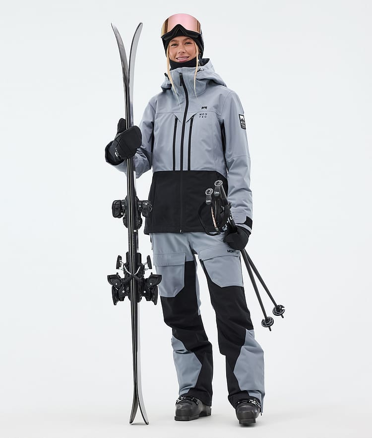 Moss W Ski Jacket Women Soft Blue/Black, Image 3 of 10