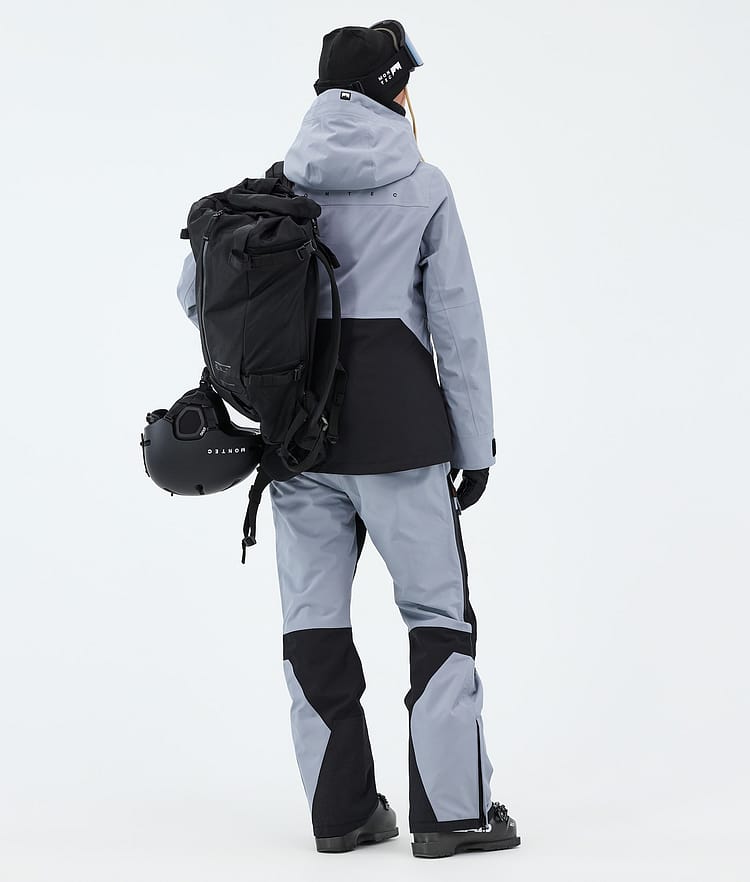 Moss W Ski Jacket Women Soft Blue/Black, Image 3 of 9