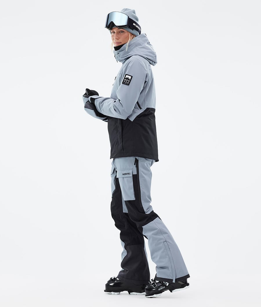 Moss W Ski Jacket Women Soft Blue/Black