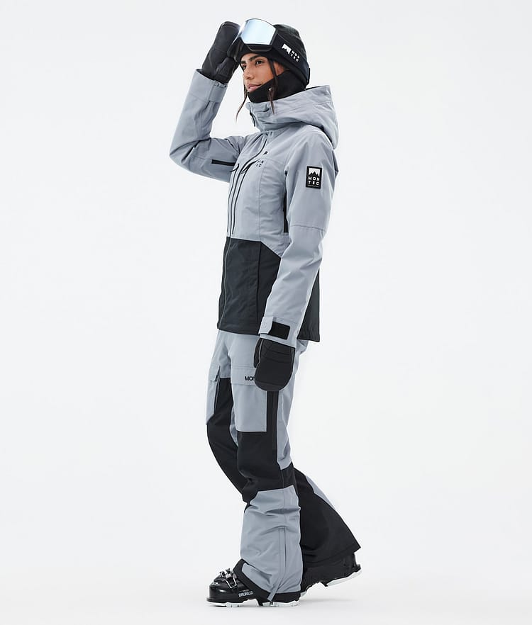 Moss W Skijacke Damen Soft Blue/Black, Bild 3 von 9
