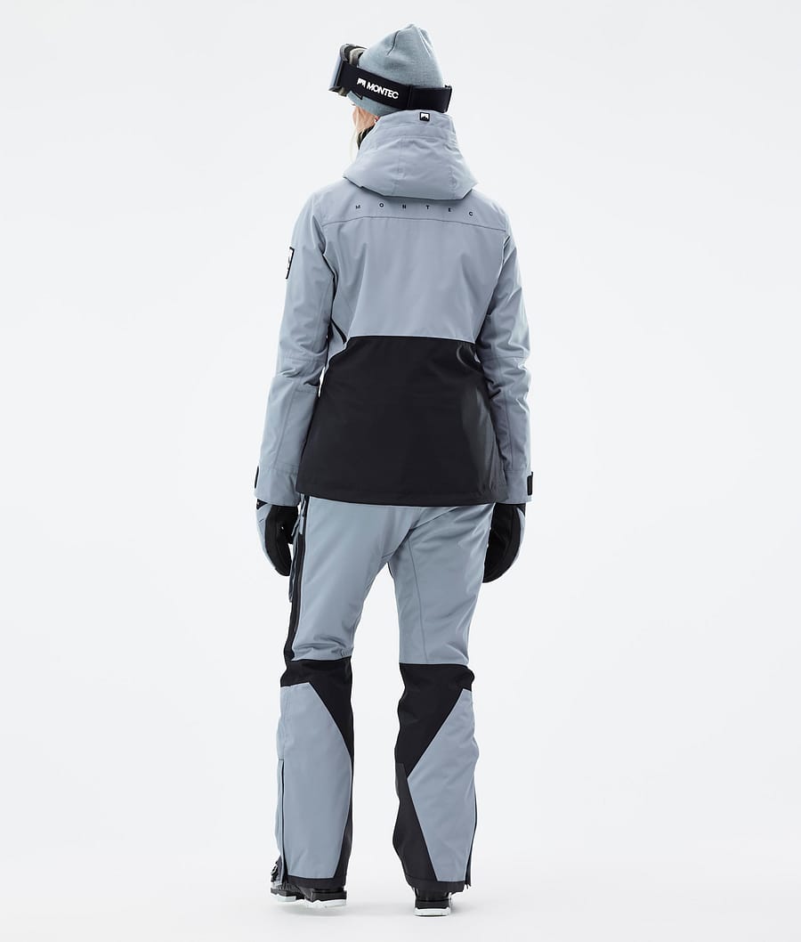 Moss W Ski Jacket Women Soft Blue/Black