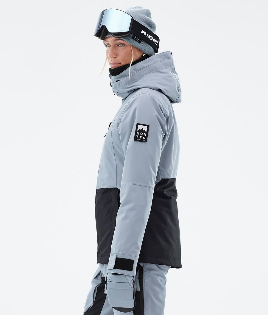 Moss W Ski Jacket Women Soft Blue/Black