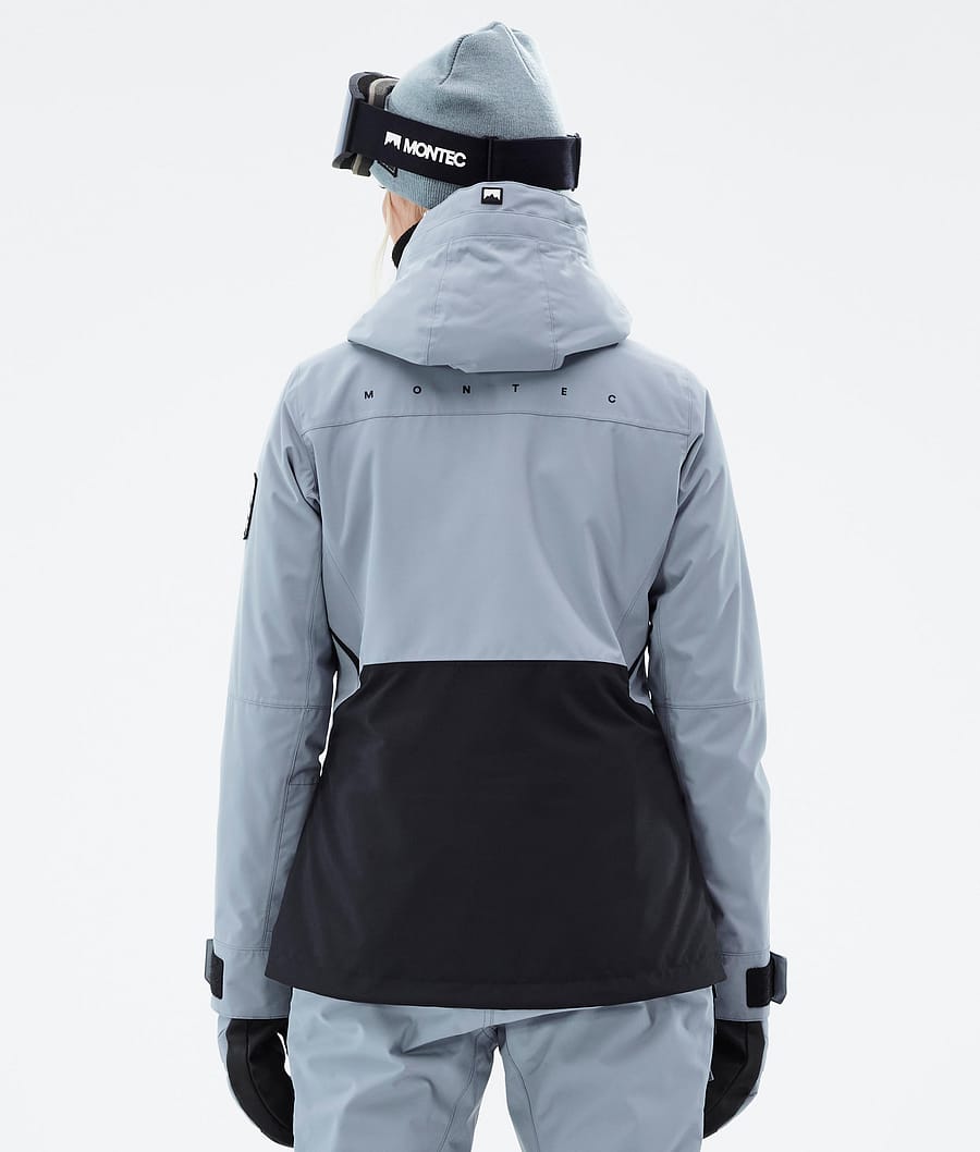 Moss W Ski Jacket Women Soft Blue/Black
