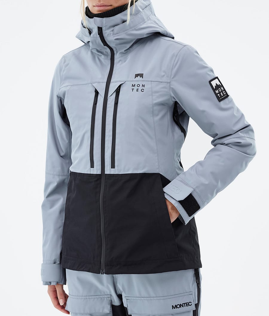 Moss W Ski Jacket Women Soft Blue/Black