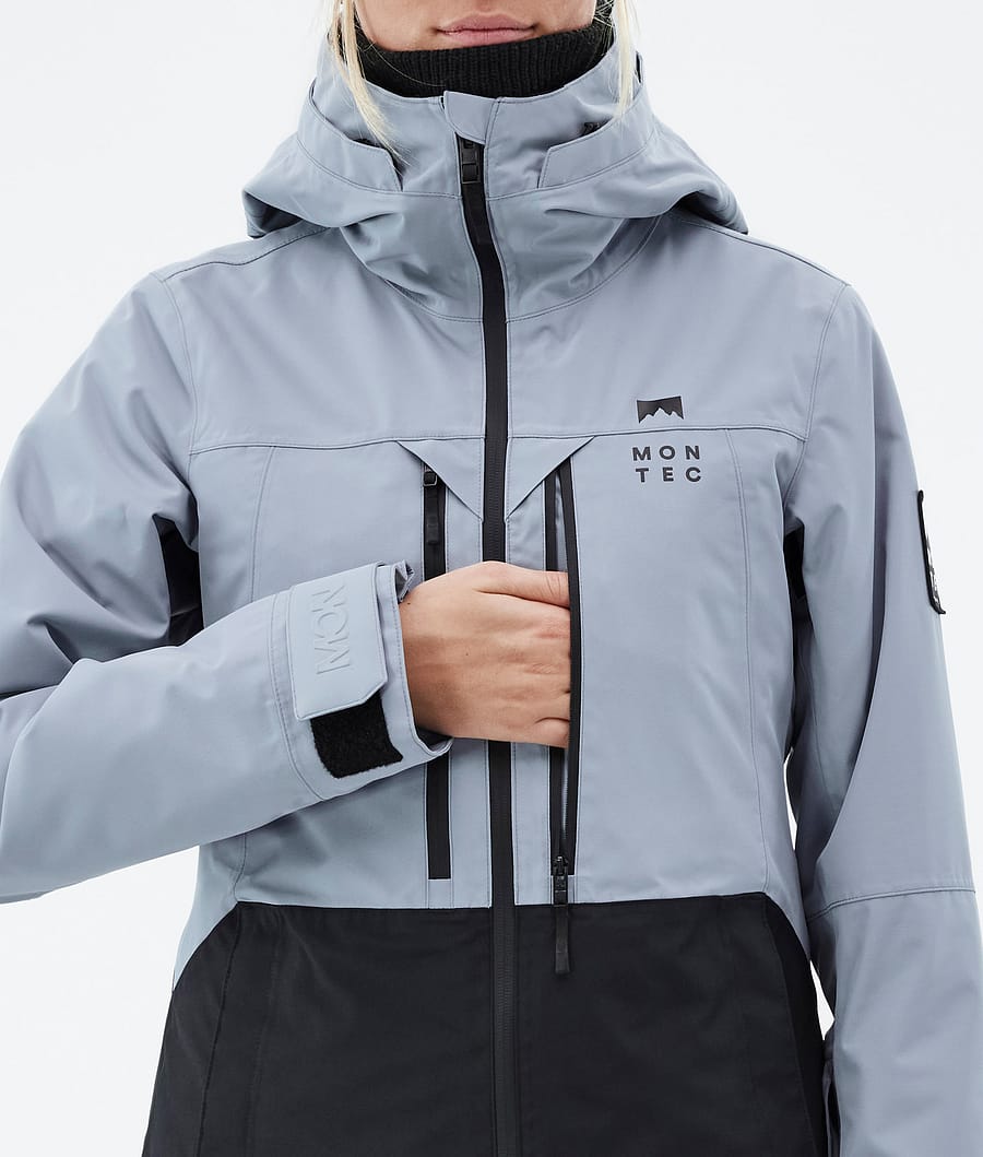 Moss W Ski Jacket Women Soft Blue/Black